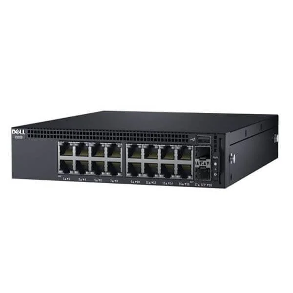 Dell Networking X1018 Intelligent Web management switch, 16x 1GbE and 2x 1GbE SFP port
