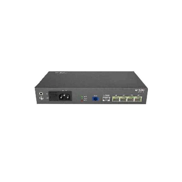 The AN5121 is a series of GPON FTTB type optical network units specially developed for the network access at the outdoor environment,  which has the Power over Ethernet (PoE) and reverse Power over Ethernet (RPoE) function. The AN5121-4GP is especially designed for AP/IP camera backhaul scenarios,  it can provide both data channel and DC power.
