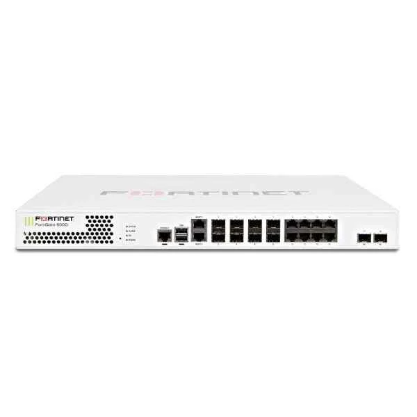 Fortinet FG-600D 2 x 10GE SFP+ slots, 8 x GE RJ45 ports, 8 x GE SFP slots, SPU NP6 and CP8 hardware accelerated, 120GB onboard SSD storage