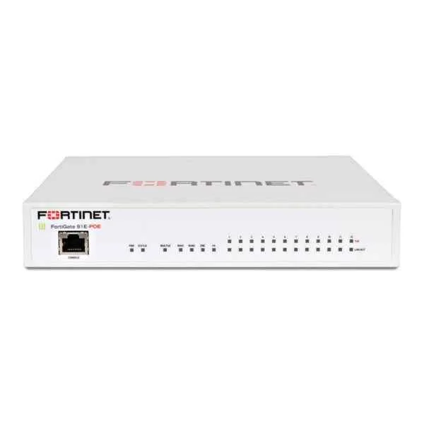 Fortinet FG-81E-POE 16 x GE RJ45 ports (including 2 x WAN ports, 1 x DMZ port, 1 HA port, 12 x PoE ports). 128GB onboard storage. Max managed FortiAPs (Total/Tunnel) 32/16