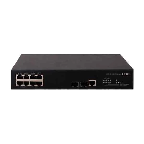 H3C S3100V3-10TP-EI L2 Ethernet Switch with 4*10/100BASE-T Ports, 4*10/100/1000BASE-T Ports,and 2*1000BASE-X SFP Ports,(AC)