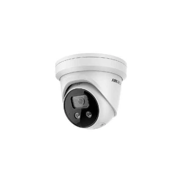 4K AcuSense Strobe Light and Audible Warning Fixed Turret Network Camera