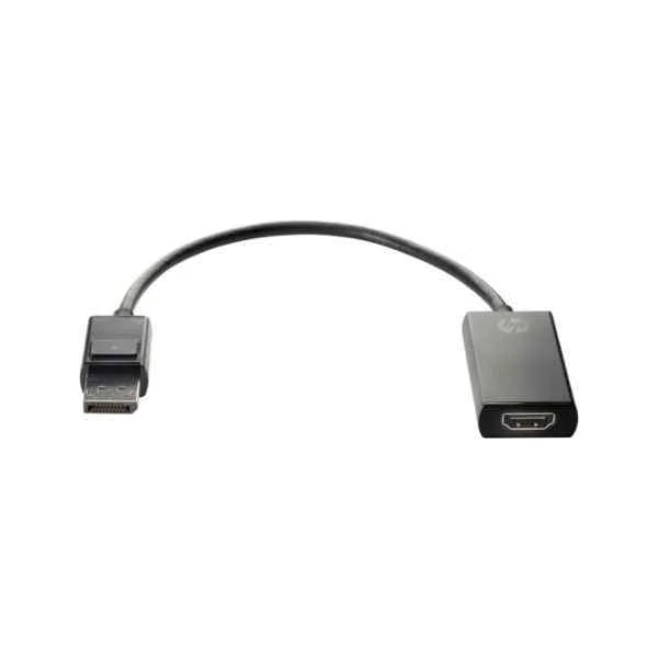 HP DisplayPort to HDMI True 4K Adapter - DisplayPort - HDMI Type A (Standard) - Male - Female - Black - Business (2JA63AA)