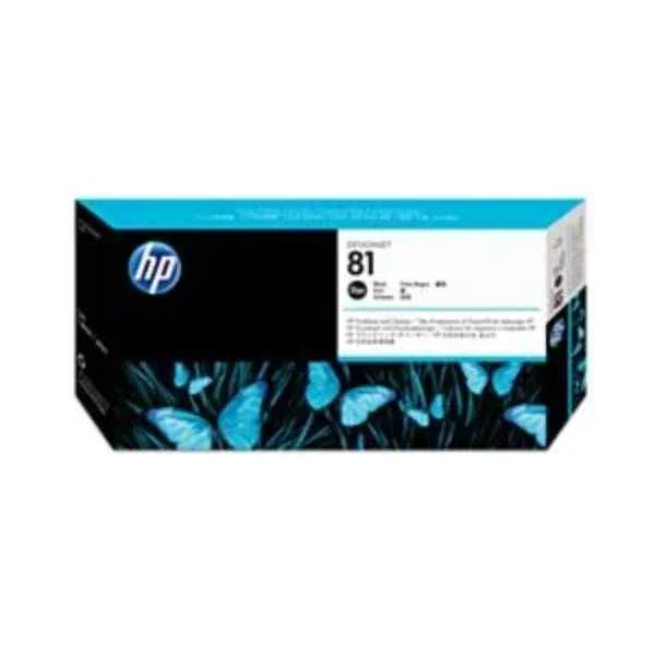 81 Black DesignJet Dye Printhead and Printhead Cleaner - HP Designjet 5000 - 5000ps - 5500 and 5500ps Printers - Black - C4950A - Singapore - 35.6 mm - 114.3 mm