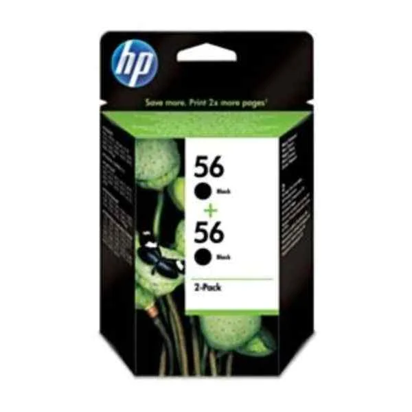 56 - Original - Dye-based ink - Photo black - HP - Multi pack - HP DeskJet 450/5150/5550/9680/F2180/F380/F4180 - HP PhotoSmart…