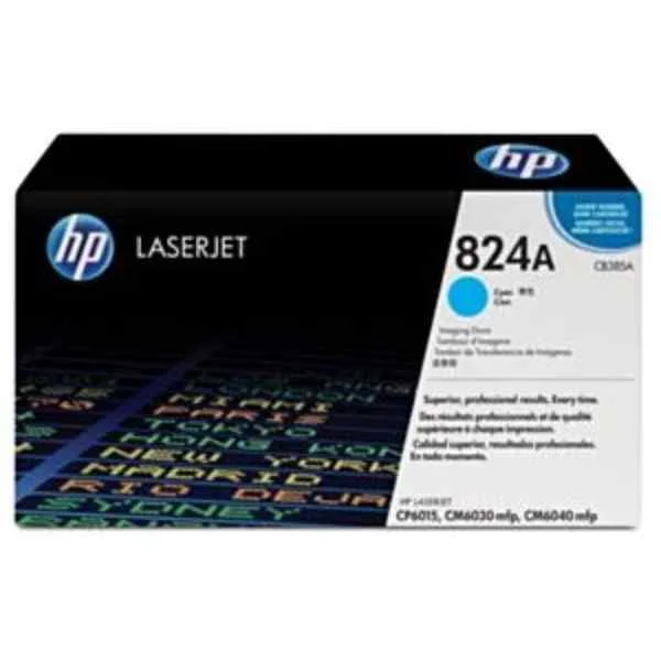 824A - HP Color LaserJet CM6030 - CM6030f - CM6040 - CM6040f - CP6015dn - CP6015n - CP6015xh - Laser printing - Cyan - CB385A - 17 - 25 °C - -20 - 40 °C