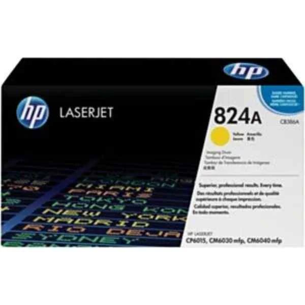824A - HP - HP Color LaserJet CM6030 - CM6030f - CM6040 - CM6040f - CP6015dn - CP6015n - CP6015xh - Laser printing - Yellow - CB386A - 17 - 25 °C