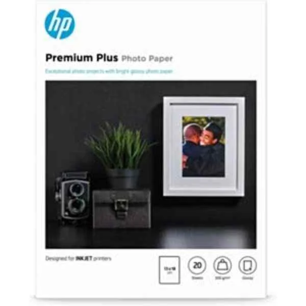 Premium Plus Glossy Photo Paper-20 sht/13 x 18 cm - Gloss - 300 g/m² - Laser/Inkjet - 13x18 cm - 20 sheets - Business - Enterprise