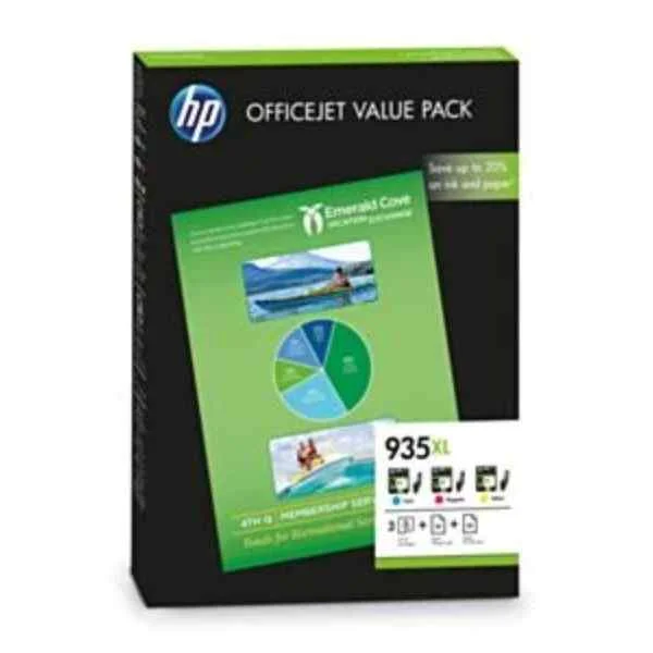 935XL Office Value Pack - High (XL) Yield - Pigment-based ink - 825 pages - 3 pc(s)