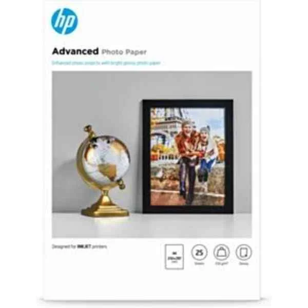 DeskJet Advanced Glossy Photo Paper A4 Photo Paper - 250 g/m² - 210x297 mm - 25 sheet