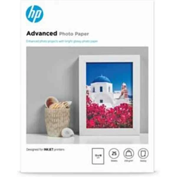 DeskJet Advanced Glossy Photo Paper A4 Photo Paper - 250 g/m² - 130x180 mm - 25 sheet