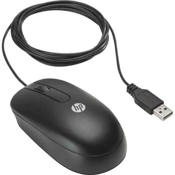 USB Optical Scroll Mouse - Ambidextrous - Optical - USB Type-A - 800 DPI - Black