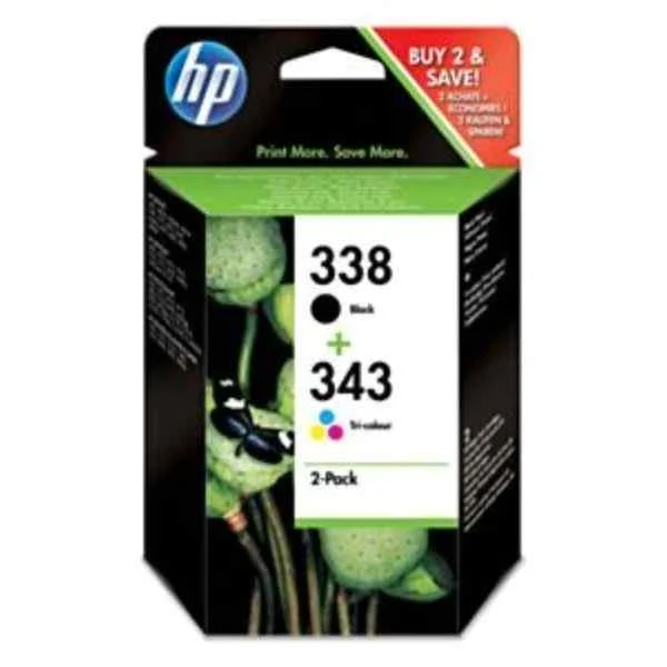 338/343 - Original - Pigment-based ink - Black - Cyan - Magenta - Yellow - HP - Multi pack - HP DeskJet 460c - 5745 / HP OfficeJet 100 - 150 - H470