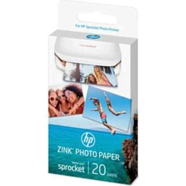 ZINK Sticky-backed 20 sht/2 x 3 in - White - Gloss - 290 g/m² - 2x3" - 20 sheets - HP Sprocket
