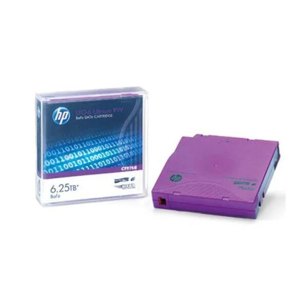 HPE LTO-6 Ultrium 6.25TB BaFe RW Custom Labeled Data Cartridge 20 Pack