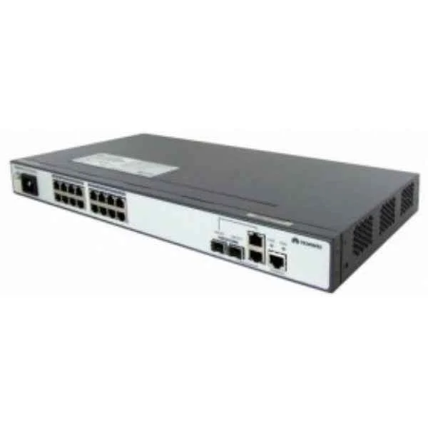S2700-18TP-EI-AC Mainframe(16 Ethernet 10/100 ports, 2 dual-purpose 10/100/1000 or SFP, AC 110/220V)