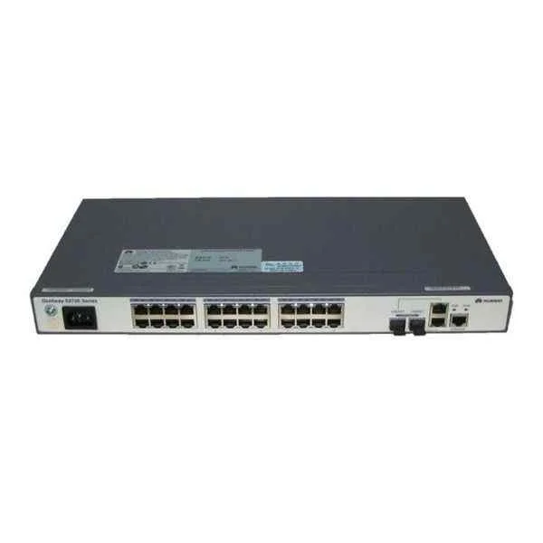S2700-26TP-EI-AC Mainframe(24 Ethernet 10/100 ports, 2 dual-purpose 10/100/1000 or SFP, AC 110/220V)Â 