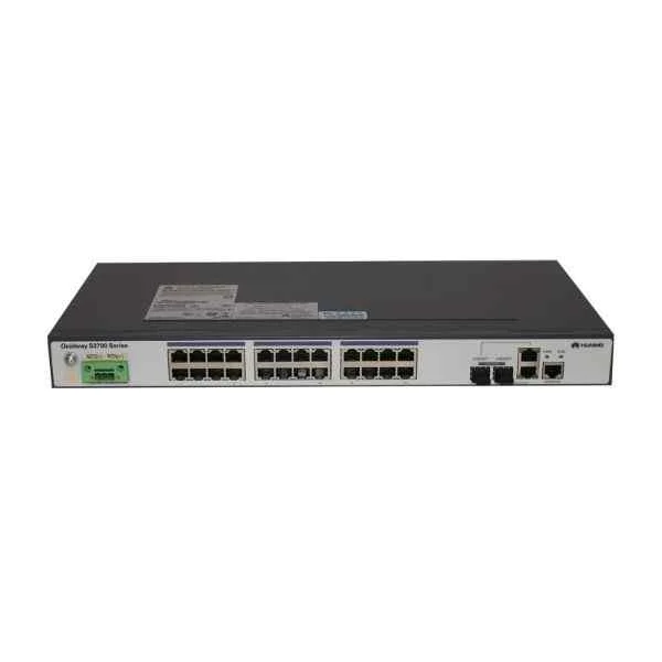 S2700-26TP-EI-DC(24 Ethernet 10/100 ports,2 dual-purpose 10/100/1000 or SFP,DC -48V)
