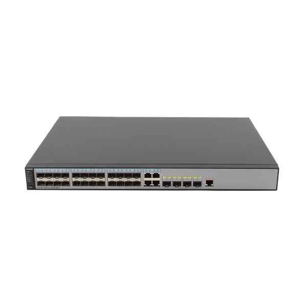 S5320-36C-EI-28S-DC(28 Gig SFP,4 of which are dual-purpose 10/100/1000 or SFP,4 10 Gig SFP+,with 1 interface slot,with 150W DC power supply)