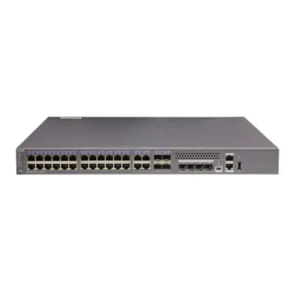 S5320-36C-PWR-EI-AC(28 Ethernet 10/100/1000 PoE+ ports,4 of which are dual-purpose 10/100/1000 or SFP,4 10 Gig SFP,with 500W AC power)