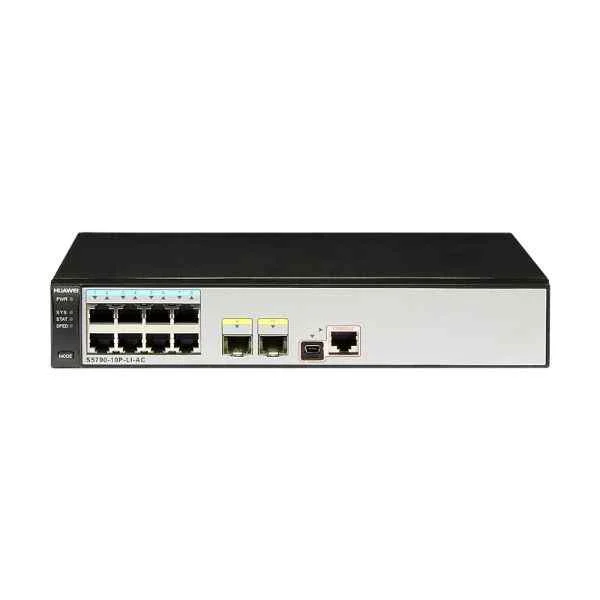 8 Ethernet 10/100/1000 ports, 2 Gig SFP, AC 110/220V