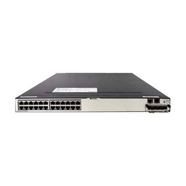 S5700-28C-EI-AC(24 Ethernet 10/100/1000 ports,with 1 interface slot,with 150W AC power supply)