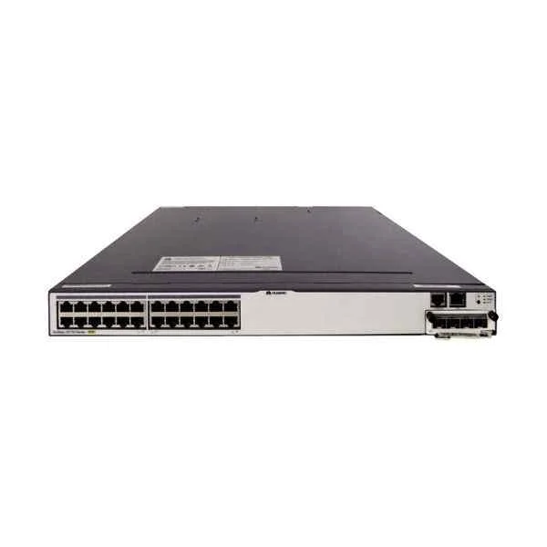 24 Ethernet 10/100/1000 PoE+ ports, with 2 interface slots