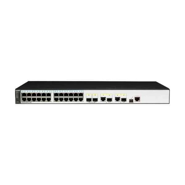 S5700-28TP-LI-AC(24 Ethernet 10/100/1000ports,2 Gig SFP and 2 dual-purpose 10/100/1000 or SFP,AC 110/220V)