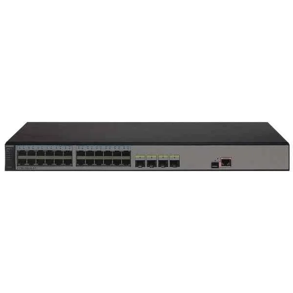 S5700-28X-LI-DC(24 Ethernet 10/100/1000 ports,4 10 Gig SFP+,DC -48V)