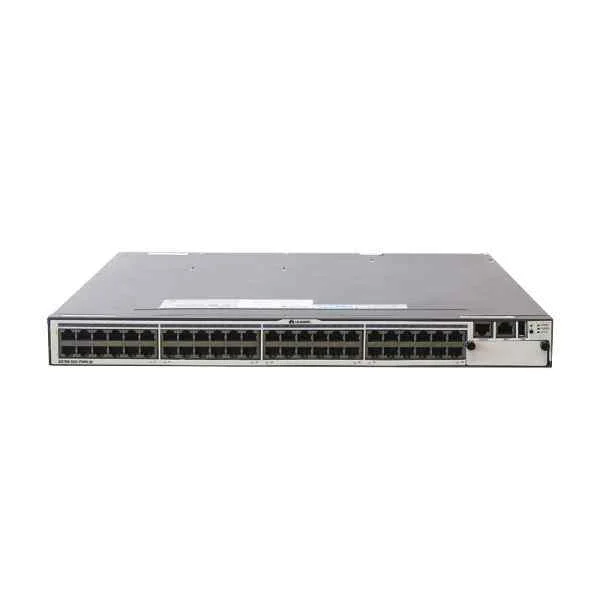 S5700-52C-PWR-SI(48 Ethernet 10/100/1000 PoE+ ports,with 1 interface slot,with 500W AC power supply)