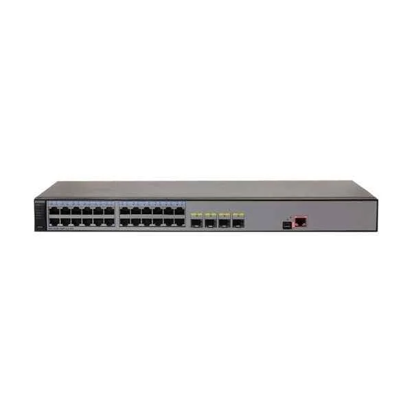24 Ethernet 10/100/1000 ports, 4 Gig SFP, AC 110/220V