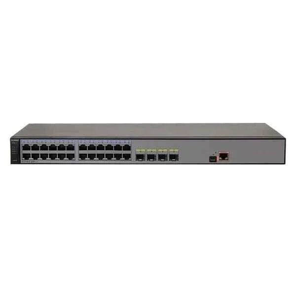 Huawei S5700 Series Switch, 24 Ethernet 10/100/1000 PoE+ ports, 4 Gig SFP, AC 110/220V
