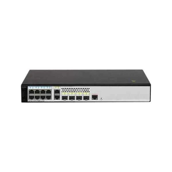 S5720-12TP-PWR-LI-AC(8 Ethernet 10/100/1000 PoE+ ports,2 Gig SFP and 2 dual-purpose 10/100/1000 or SFP,124W PoE AC 110/220V)