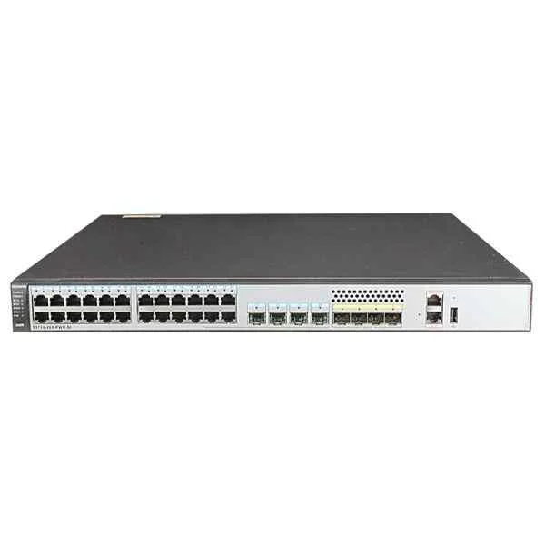 S5720-28X-PWR-SI-DC (24 Ethernet 10/100/1000  PoE+ ports,4 of which are dual-purpose 10/100/1000 or SFP,4 10 Gig SFP+,with 650W DC power)