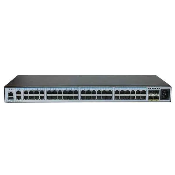 S5720-50X-EI-AC(46 Ethernet 10/100/1000 ports,4 10 Gig SFP+,AC 110/220V,front access)