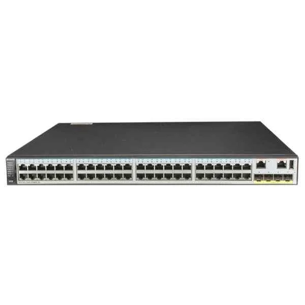S5720-52X-PWR-SI-DC (48 Ethernet 10/100/1000  PoE+ ports,4 10 Gig SFP+,with 650W DC power)