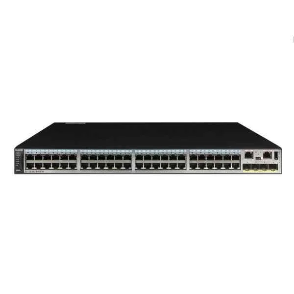 S5720-56C-PWR-HI Bundle(48 Ethernet 10/100/1000 POE+ ports,4 10 Gig SFP+,with 2 interface slots,with 580W AC power supply)