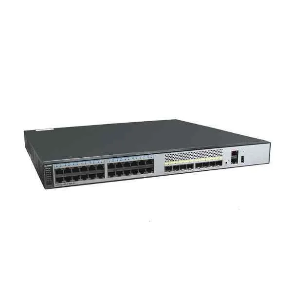 S5730-48C-PWR-SI Bundle (24 x Ethernet 10/100/1,000 ports, 8 x 10 Gig SFP+, PoE+, with 1 interface slot, with 500W AC power supply)
