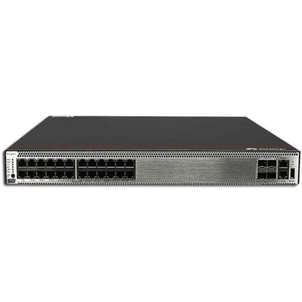 Huawei S5735-L switch, 24 Ã— 10/100/1000Base-T ports, 4 Ã— GE SFP ports, AC Management, Distribution model