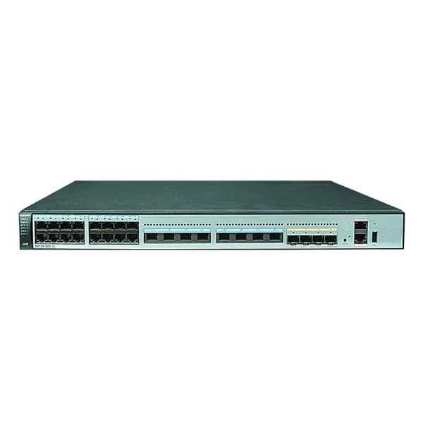 S6720-32C-PWH-SI Bundle(24 Ethernet 100M/1/2.5/5/10G ports,4 10 Gig SFP+,PoE++,with 1 interface slot,1*AC power supply)