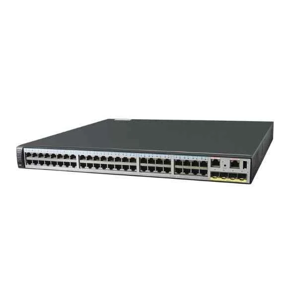 S6720-56C-PWH-SI(32 Ethernet 10/100/1000 ports,16 Ethernet 100M/1/2.5/5/10G ports,4 10 Gig SFP+,PoE++,with 1 slot,without power module)