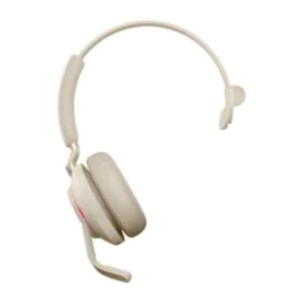 Evolve2 65 - UC Mono - Headset - Head-band - Office/Call center - Beige - Monaural - Bluetooth pairing - Play/Pause - Track < - Track > - Volume + - Volume -