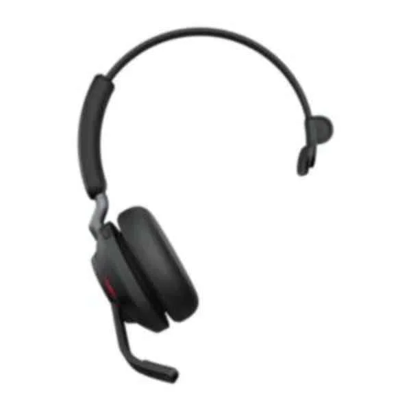 Evolve2 65 - MS Mono - Headset - Head-band - Office/Call center - Black - Monaural - Bluetooth pairing - Multi-key - Play/Pause - Track < - Track > - Volume + - Volume -