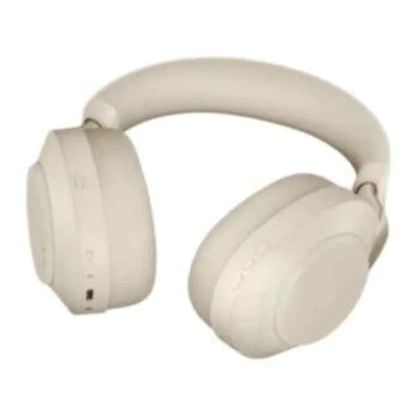 Evolve2 85 - UC Stereo - Headset - Head-band - Office/Call center - Beige - Binaural - Bluetooth pairing - Play/Pause - Track < - Track > - Volume + - Volume -