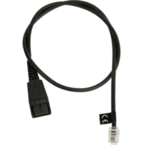 8800-00-37 - Black - Cable - Telephone 0.5 m