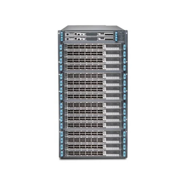 JNP10016/MX10016 Base 16-slot chassis - includes 1 Routing Engine, 5 Power Supplies, 2 Fan trays, 2 Fan tray Controllers and 5 Switch Fabric Cards.