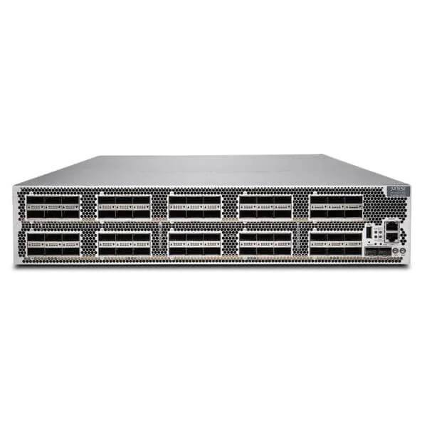 PTX10002-60C R SW + JNP10002-60C-DC System with 60 100G Ports or 60 40G Ports or  192 10G Ports with 4 1600W DC Power Supplies, 4 Power Cables and 3 Fan Trays