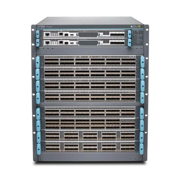 JNP10008/PTX10008 Base 8-slot chassis - price includes 1 Routing Engine, 3 Power Supplies, 2 Fan trays, 2 Fan tray Controllers and 5 Switch Fabric Cards
