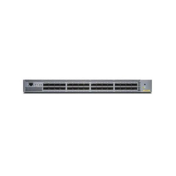 QFX5200, 32 QSFP+ ports, redundant fans, 2 AC power supplies, front to back airflow, SW license not included.