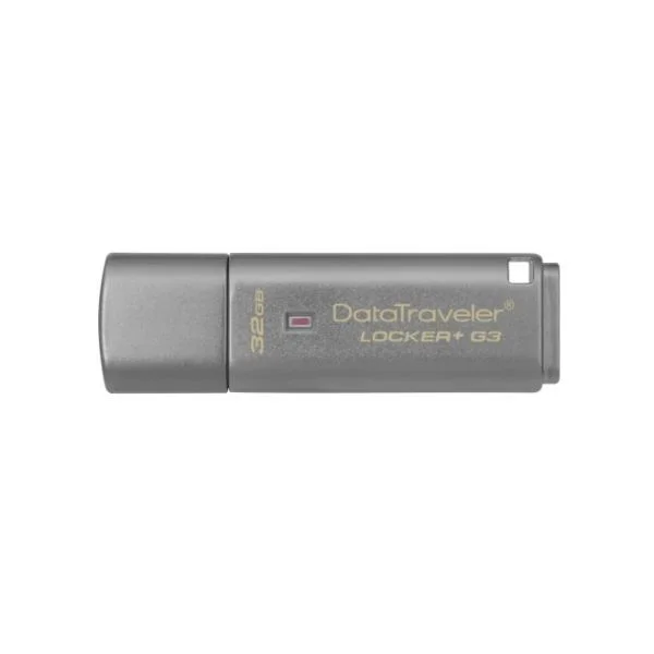 DataTraveler Locker+ G3 32GB - 32 GB - USB Type-A - 3.2 Gen 1 (3.1 Gen 1) - 135 MB/s - Cap - Silver